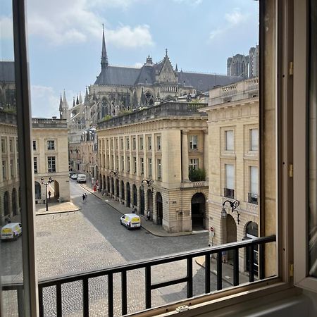 Royal Home, Hypercentre Reims Avec Vue Cathedrale Экстерьер фото
